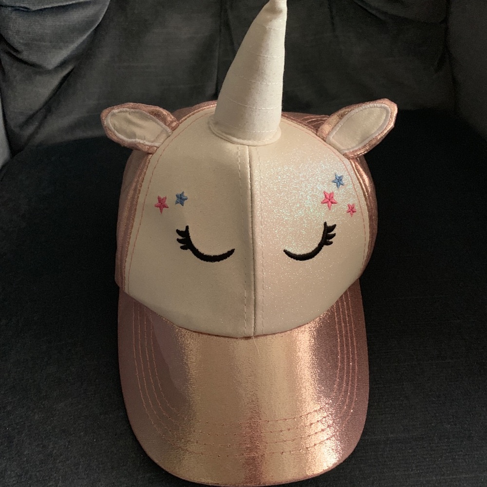 Pink Sparkle Unicorn Hat